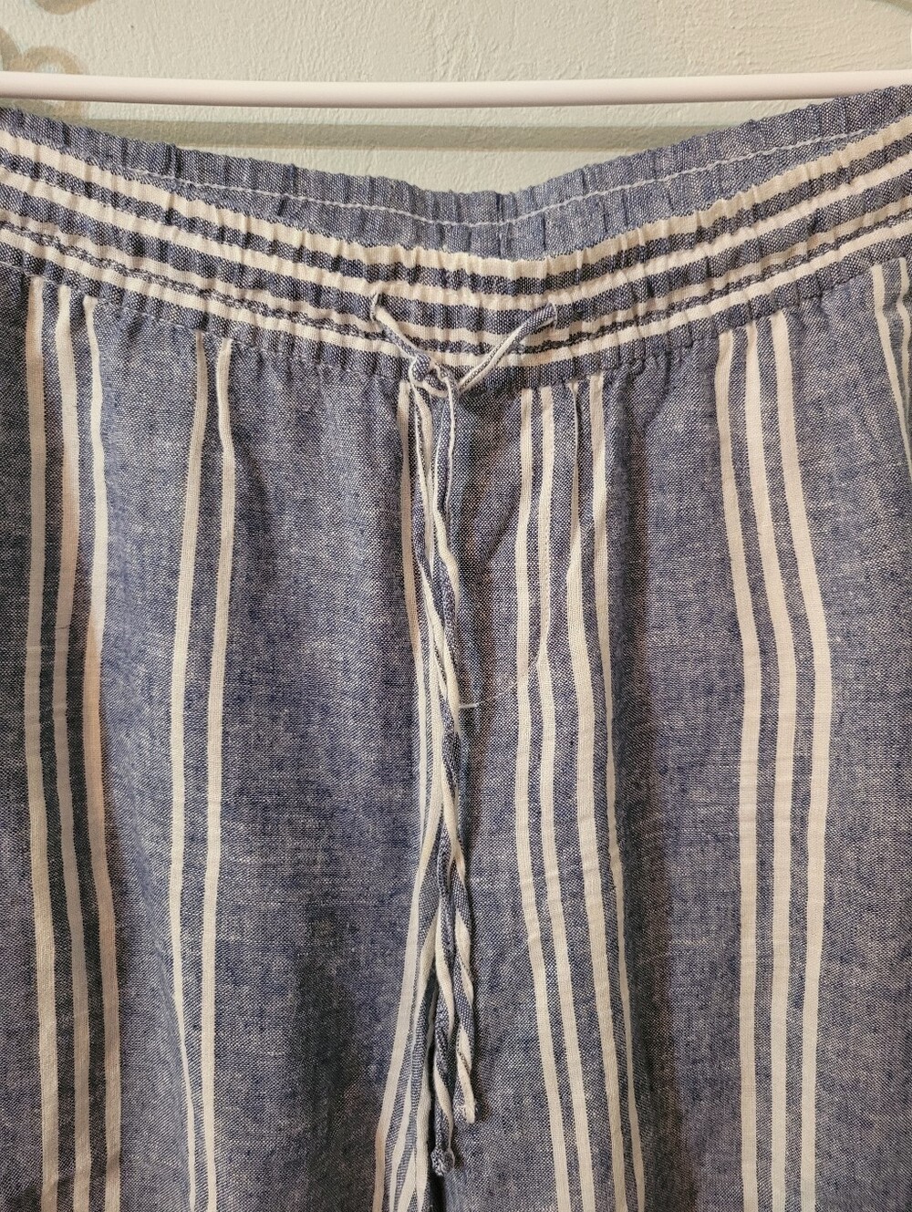 Old Navy Linen Blend Lounge Comfy Wide Leg Pants Size Medium - Picture 5 of 9